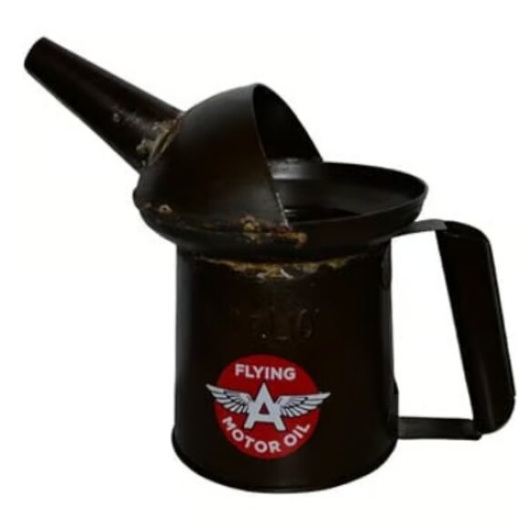 1 QT Motor Dispensing Can Flying A Motor Oil Dark Green NYC-PA Approved Q10 - Picture 2 of 7